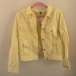 To all the boys / Yellow denim jacket / H&M